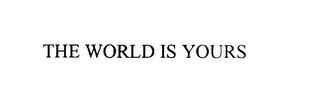 THE WORLD IS YOURS trademark