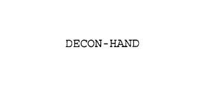 DECON-HAND trademark