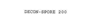 DECON-SPORE 200 trademark