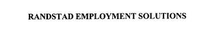 RANDSTAD EMPLOYMENT SOLUTIONS trademark