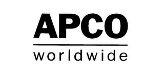 APCO WORLDWIDE trademark