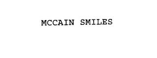 MCCAIN SMILES trademark