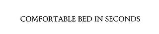 COMFORTABLE BED IN SECONDS trademark