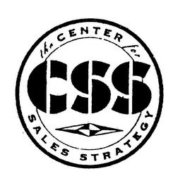 CSS THE CENTER FOR SALES STATEGY trademark