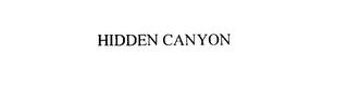 HIDDEN CANYON trademark