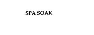 SPA SOAK trademark