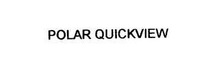 POLAR QUICKVIEW trademark