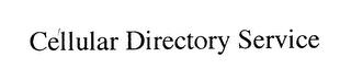 CELLULAR DIRECTORY SERVICE trademark