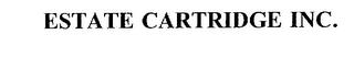 ESTATE CARTRIDGE INC. trademark