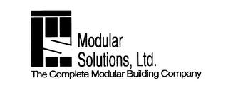 M S MODULAR SOLUTIONS, LTD. THE COMPLETE MODULAR BUILDING COMPANY trademark