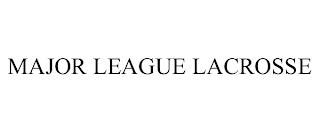 MAJOR LEAGUE LACROSSE trademark