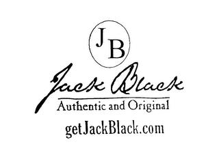 JB JACK BLACK AUTHENTIC AND ORIGINAL GETJACKBLACK.COM trademark