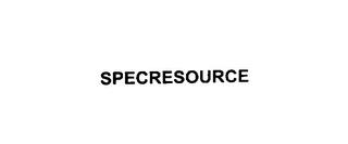 SPECRESOURCE trademark