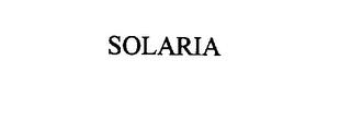 SOLARIA trademark