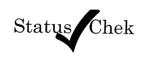 STATUS CHEK trademark