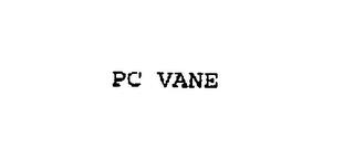 PC VANE trademark