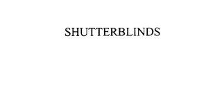 SHUTTERBLINDS trademark