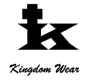 K KINGDOM WEAR trademark