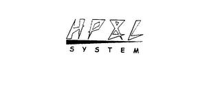 H P & L  S Y S T E M trademark