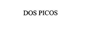 DOS PICOS trademark