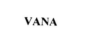 VANA trademark