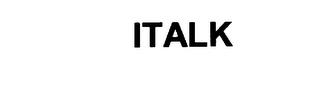 ITALK trademark