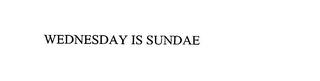 WEDNESDAY IS SUNDAE trademark