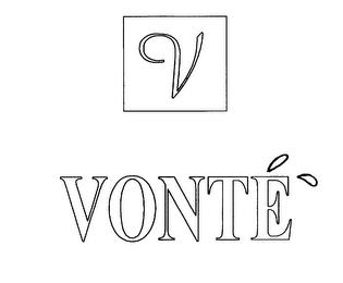 V VONTE trademark