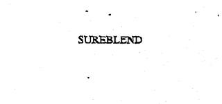 SUREBLEND trademark