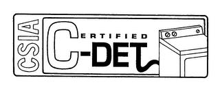 CSIA CERTIFIED C-DET trademark