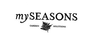 MYSEASONS GARDEN SOLUTIONS trademark