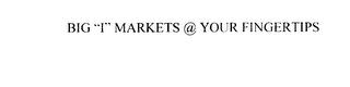 BIG "I" MARKETS @ YOUR FINGERTIPS trademark