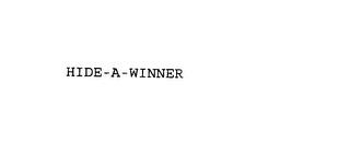 HIDE-A-WINNER trademark