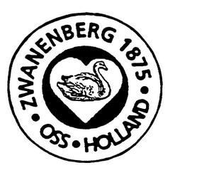 ZWANENBERG 1875 OSS HOLLAND trademark