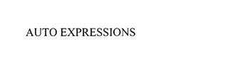 AUTO EXPRESSIONS trademark