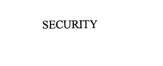 SECURITY trademark