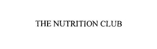 THE NUTRITION CLUB trademark