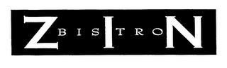 BISTRO ZIN trademark