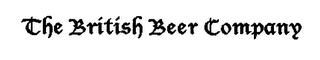 THE BRITISH BEER COMPANY trademark