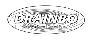 DRAINBO THE NATURAL SOLUTION trademark