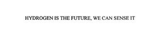 HYDROGEN IS THE FUTURE, WE CAN SENSE IT trademark