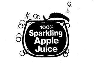 100% SPARKLING APPLE JUICE trademark