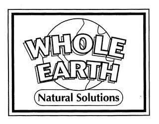 WHOLE EARTH NATURAL SOLUTIONS trademark