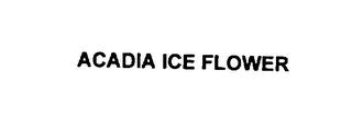 ACADIA ICE FLOWER trademark