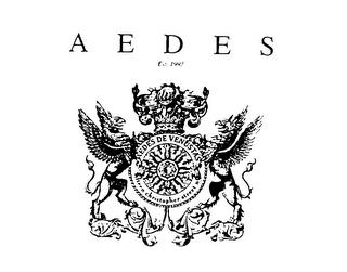 AEDES EST. 1995 AEDES DE VENUSTAS FIFTEEN CHRISTOPHER STREET trademark