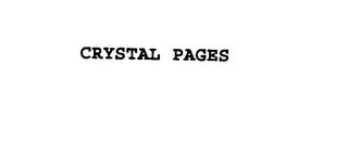 CRYSTAL PAGES trademark