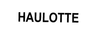 HAULOTTE trademark