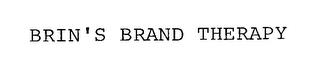 BRIN'S BRAND THERAPY trademark