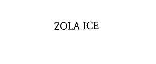 ZOLA ICE trademark