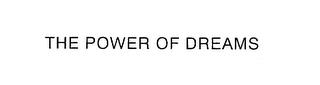 THE POWER OF DREAMS trademark